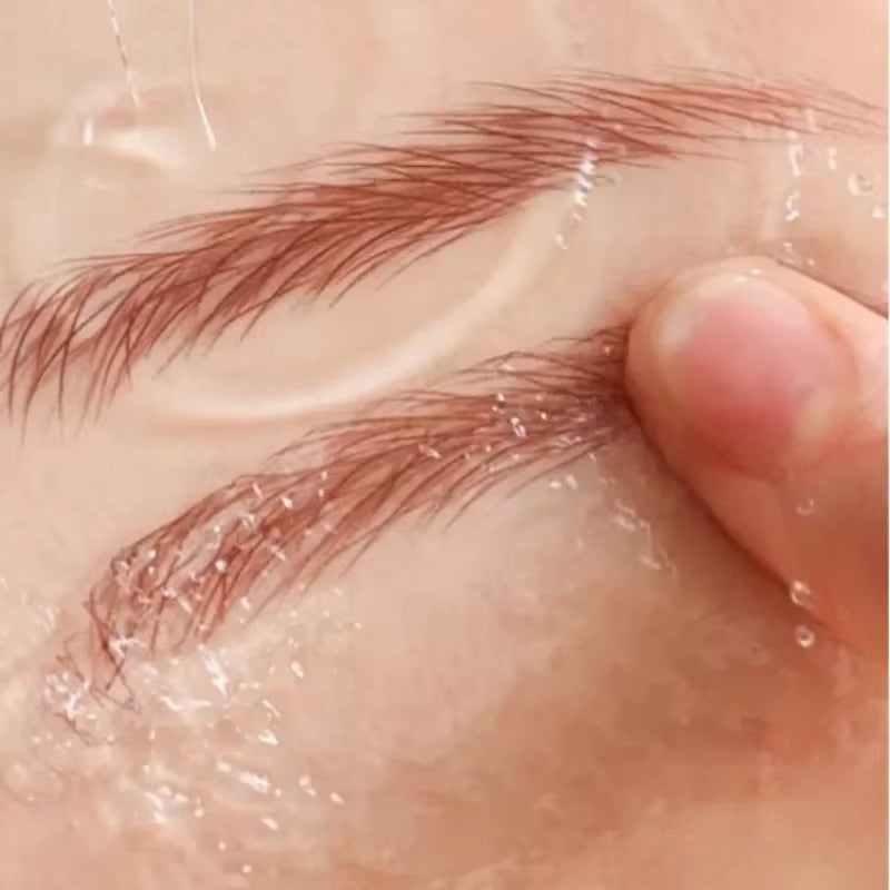 3D Dye Eyebrow Pencil – Waterproof, Smudge-Proof Brow Enhancer with Large Brush for Natural, Long-Lasting Black and Brown Brows